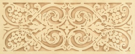 #531 Italian Grape Trellis Stencil
