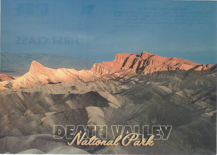 5X7 Death Valley Mountains Postcard