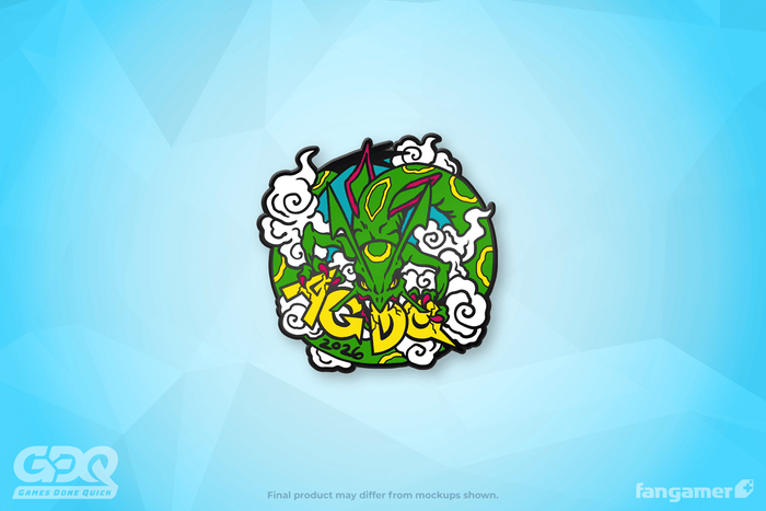 AGDQ 2026 Finale Pin: Emerald Dragon