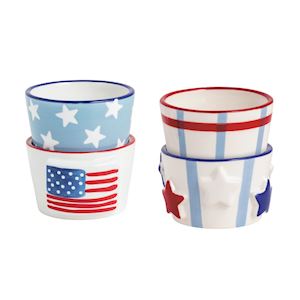 All-American Plaid Tidbit Set | 1776 Collection