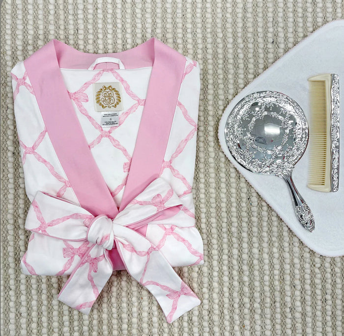 Beaufort Bonnet Ready or Not Robe-Belle Meade Bow With Pier Party Pink