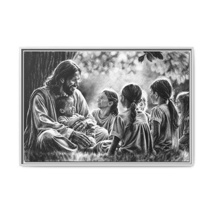 36" x 24" (Horizontal) / White / 1.25"