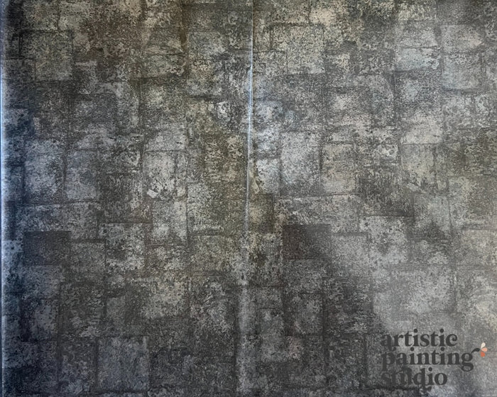 Blue greystone metallic transfer foil