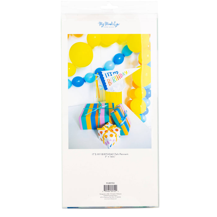 Bright Birthday Felt Pennant Banner