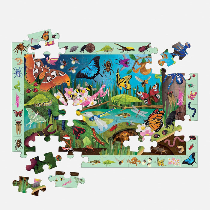 Bugs & Butterflies 64pc Search & Find Puzzle Jigsaw Puzzle
