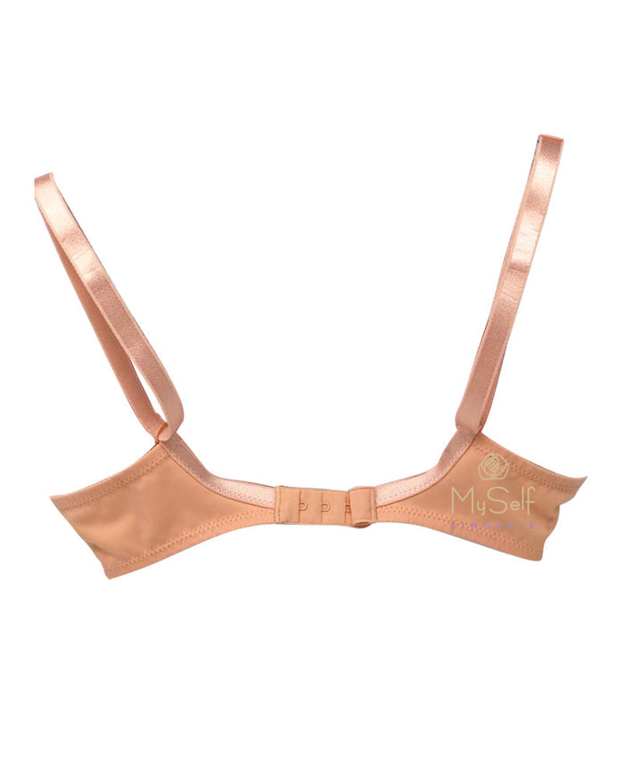 Chantelle Apricot Instants Custom Fit Molded T-Shirt Underwire Bra