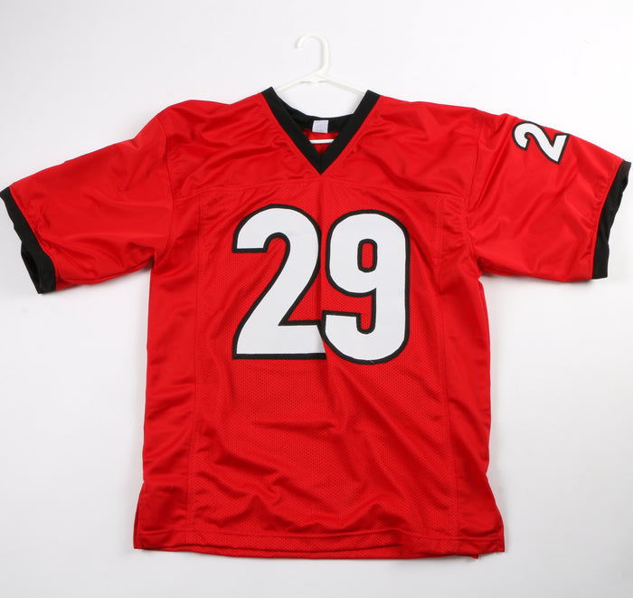 Chris Smith Signed Jersey Red Georgia Bulldogs Beckett