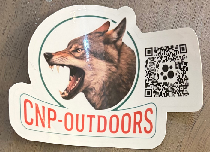 CNP-Outdoors Large Outdoor Decal | Durable Truck & Gear Sticker
