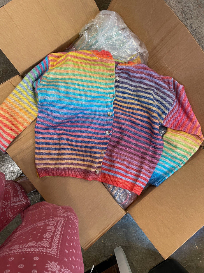 Color Me Happy Striped Cardigan