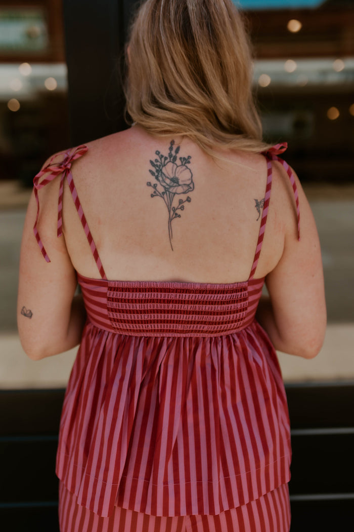 Desert Dusk Peplum Tank Top