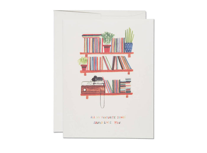 Favourite Songs greeting card