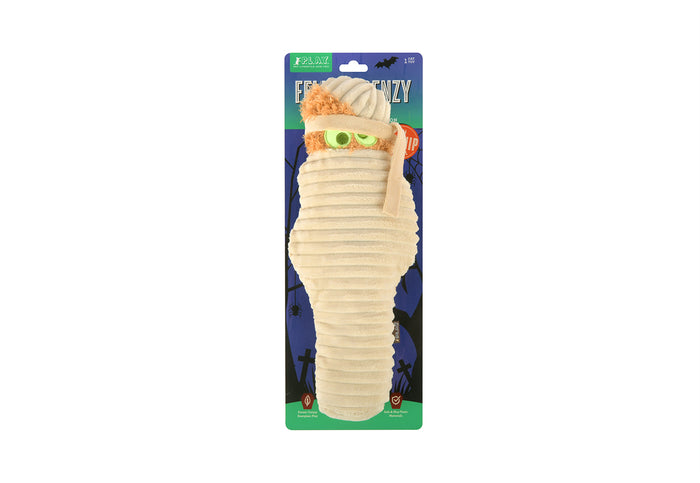 P.L.A.Y. Feline Frenzy Halloween Kicker Toy - Meow-my with backer card