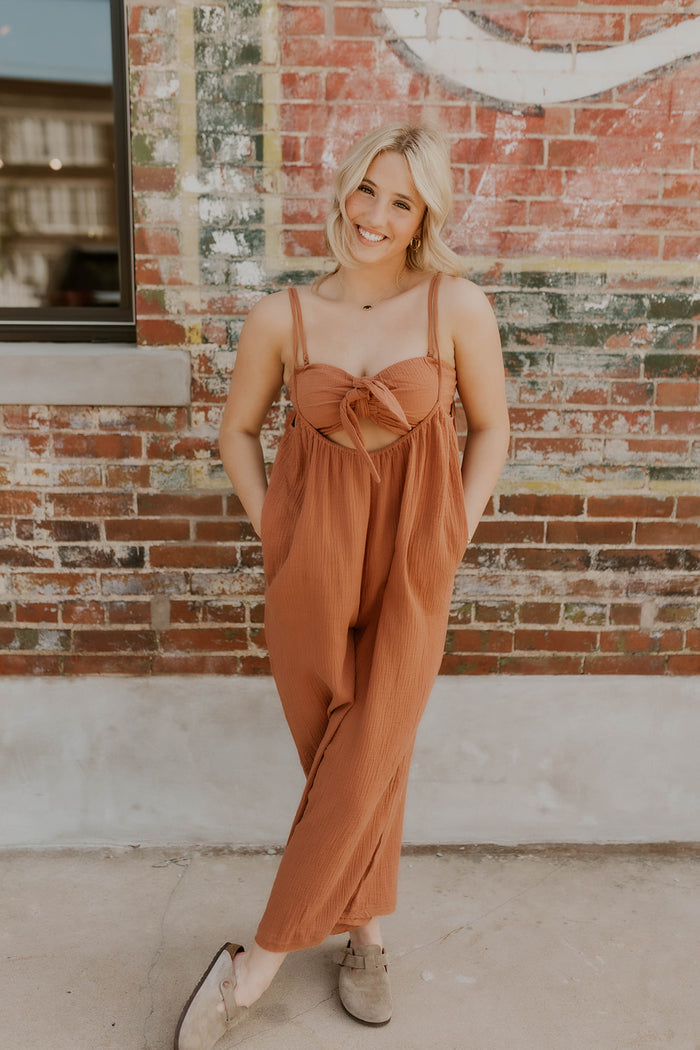 Gauze Two Piece Jumper Set