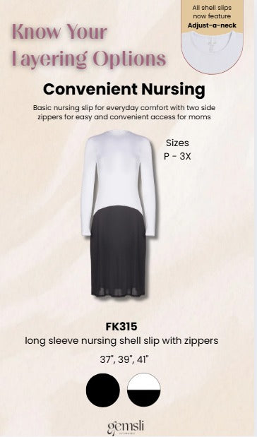 Gemsli 41" Nursing Shell Slip