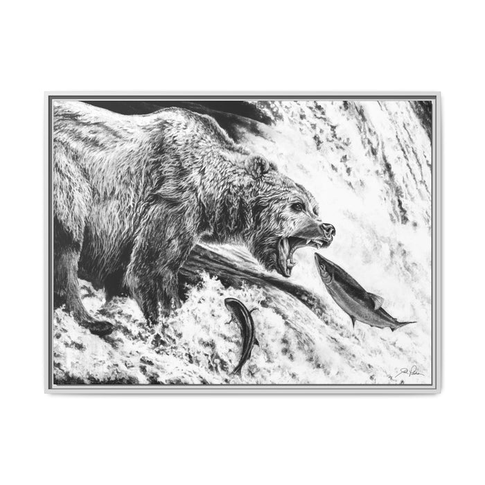 40" x 30" (Horizontal) / White / 1.25"