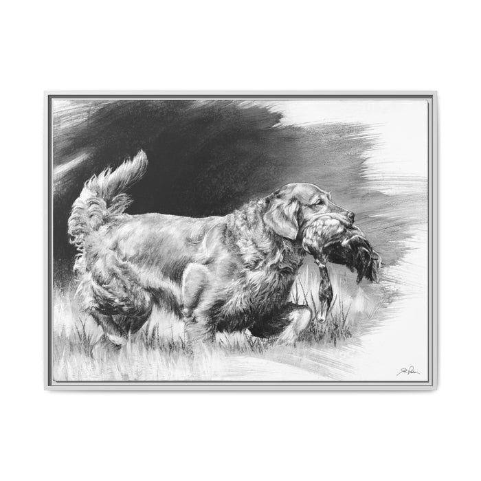 40" x 30" (Horizontal) / White / 1.25"