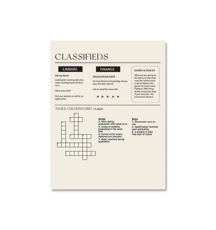 Graduation Times Greeting Card