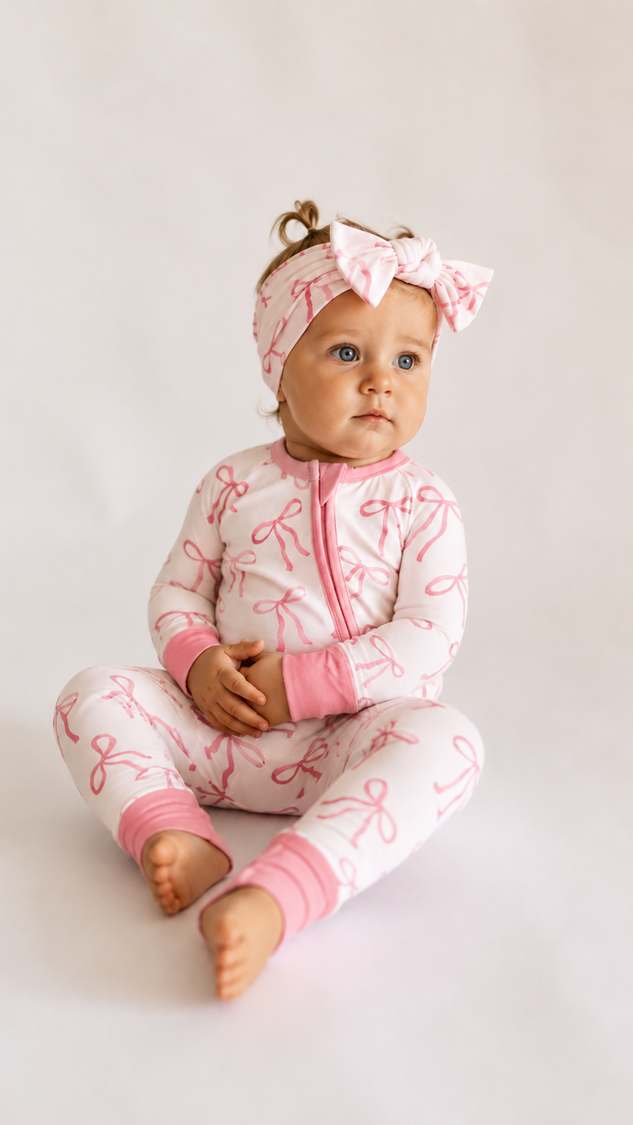 Infant Knot Head Bow in Halle
