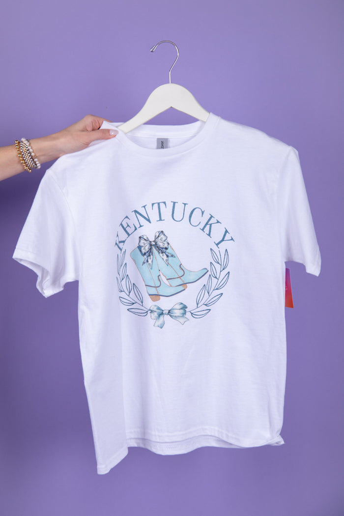 Kentucky Preppy Boots Tee - Girls