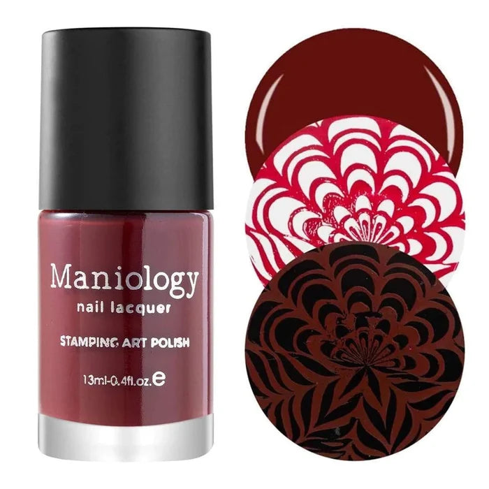 Maniology Stamping Polish | Red Sea B199