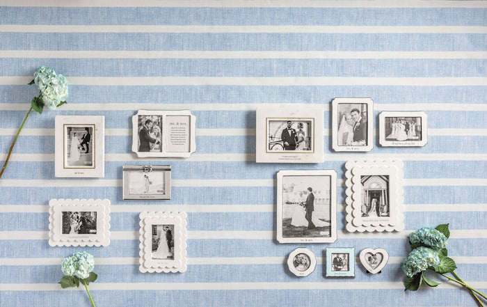 Mr. & Mrs. Enamel Frame