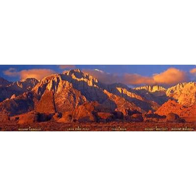 Mt. Whitney Range Bookmark