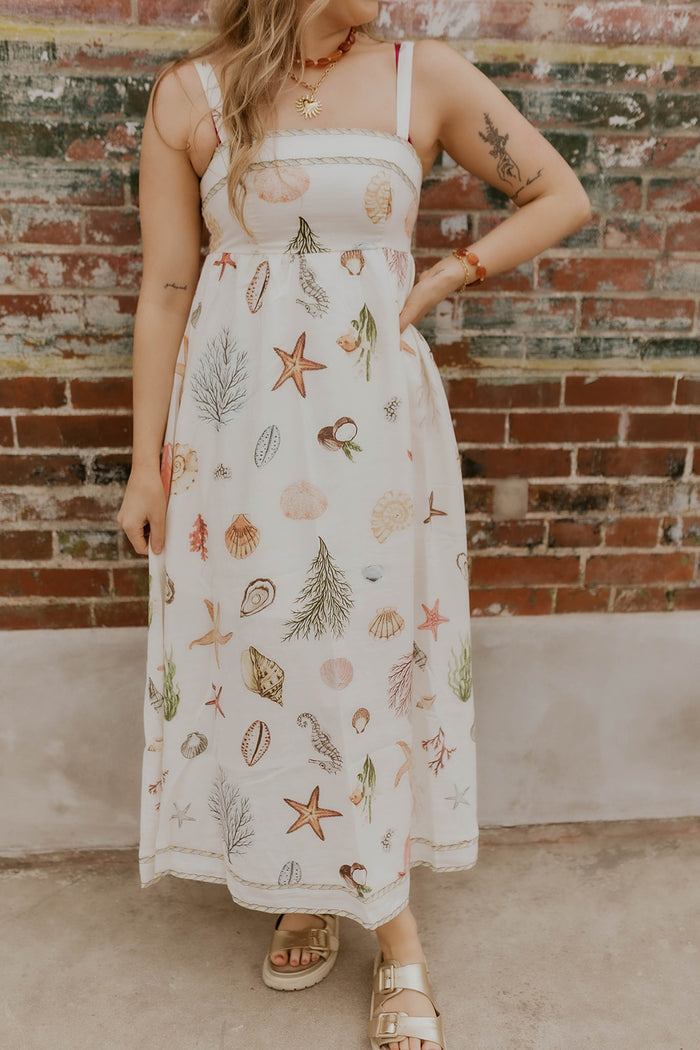 Nautical Midi Dress