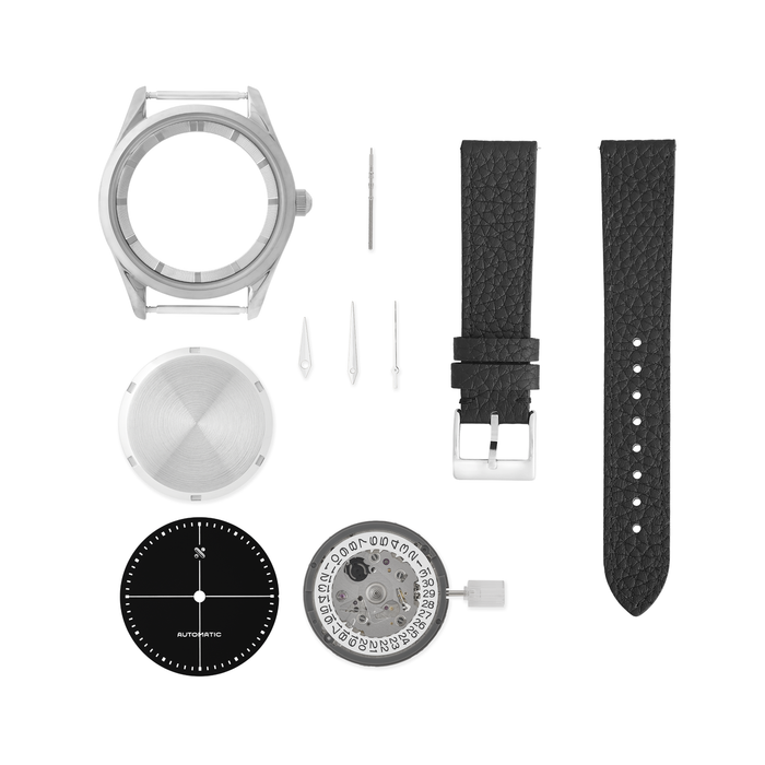 NMK-WK24 DIY Watchmaking Kit: PR Dress Watch Steel