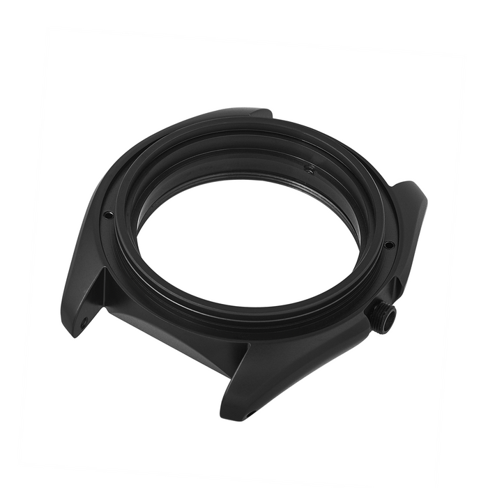 NMK907 No Crown Guard SKX007/SRPD Watch Case : PVD Black Finish