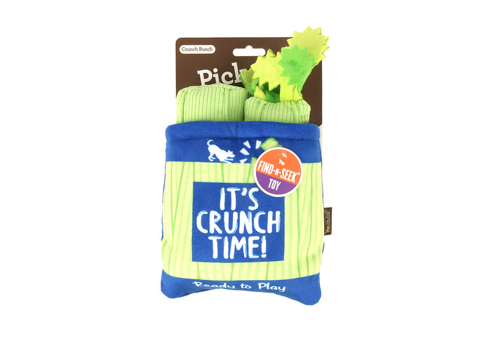 P.L.A.Y. Picked Fresh Crunch Bunch Toy on backer card packaging on a white background