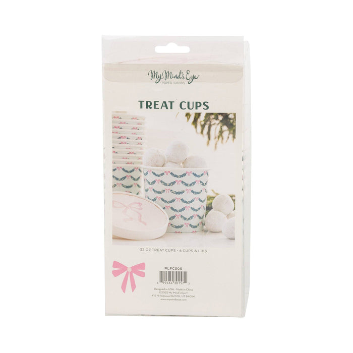 Pink Bow Take Out Treat Cups