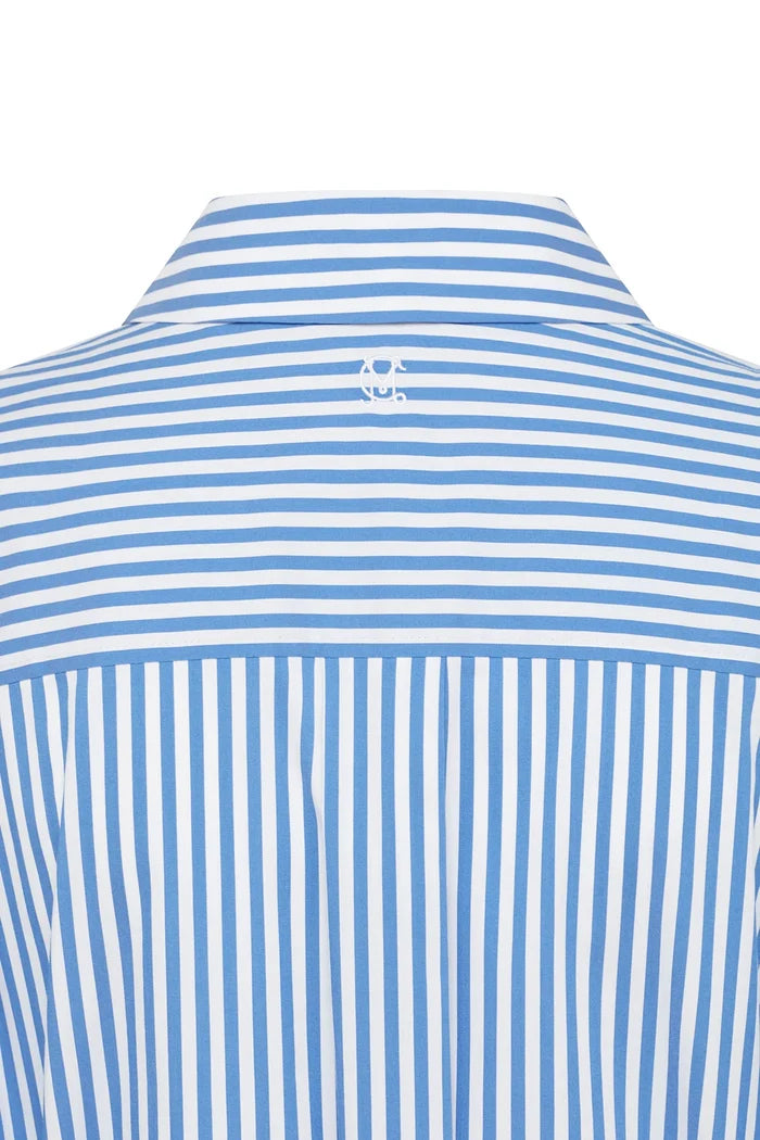 PORTSEA SHIRT DRESS in Blue Stripe from Cable Melbourne