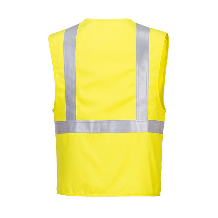 PortWest NFPA 2112 Woven Vest - YELLOW (UFR23)