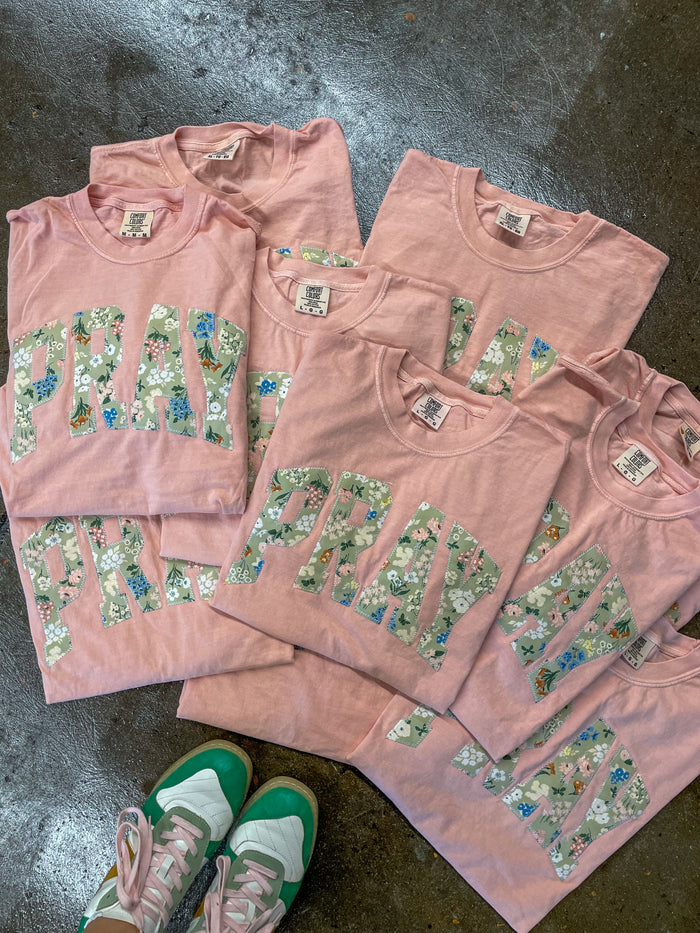 Pray Patched Graphic Tee