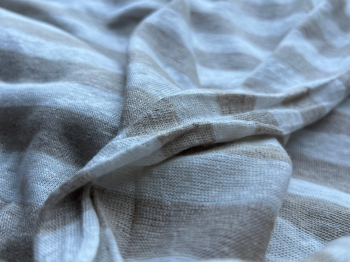 Remnant Fabric #387 - Linen 100% Knit - 7.5y