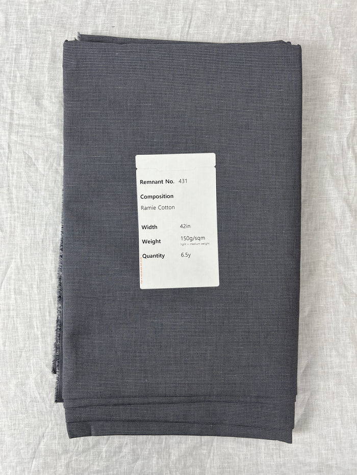 Remnant Fabric #431 - Ramie Cotton - 6.5y