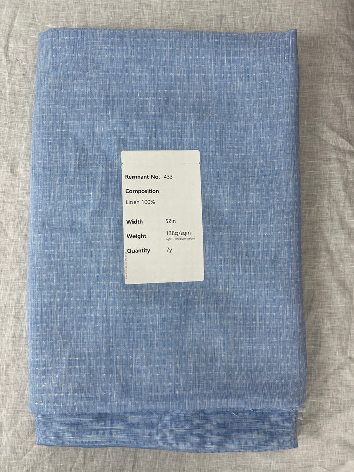 Remnant Fabric #433 - Linen 100% - 7y