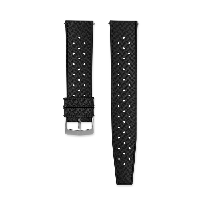 Rubber Strap: FKM Tropique Diver Black