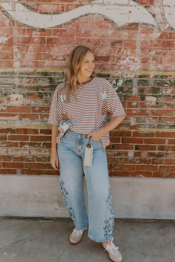 Sadie Star Top- Espresso