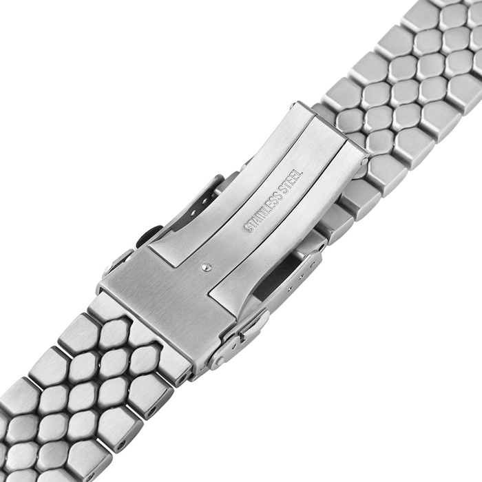 SKX007 Watch Bracelet: Snakeskin Finish