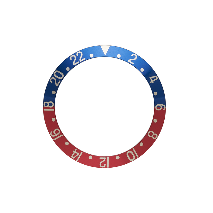 SKX007/SRPD Aluminium Bezel Insert: GMT Style Pepsi