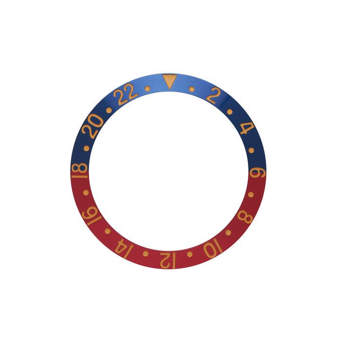 SKX007/SRPD Aluminium Bezel Insert: Vintage GMT Style Pepsi