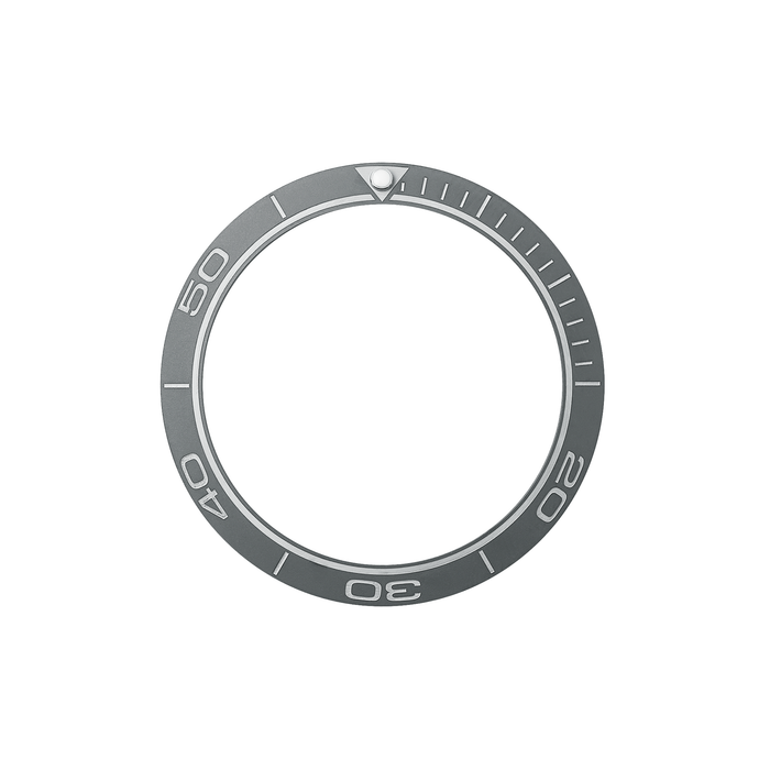 SKX007/SRPD Ceramic Bezel Insert: PO style Grey