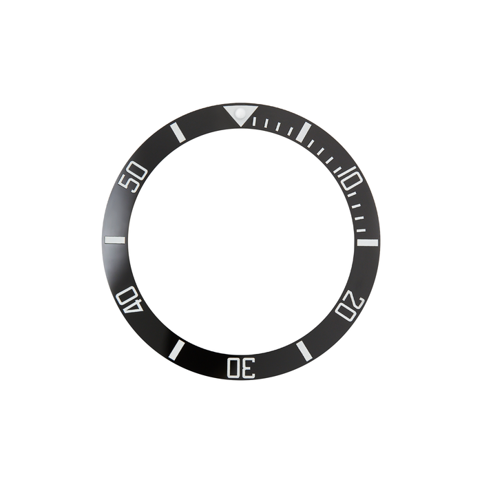 SKX007/SRPD Ceramic Bezel Insert: Sub style Black/White