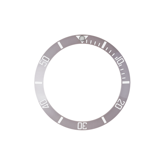 SKX007/SRPD Ceramic Bezel Insert: Sub style Grey/White