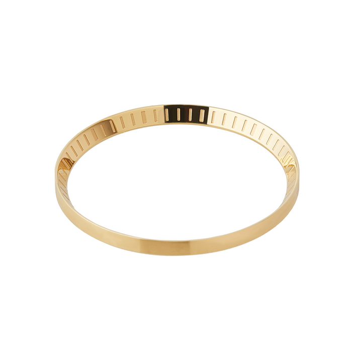 SKX007/SRPD Chapter Ring: Polished Gold Finish with Markers