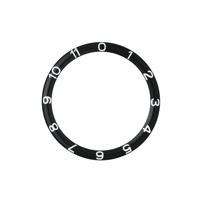 SKX007/SRPD Glass Bezel Insert: Seamaster Dual Time style
