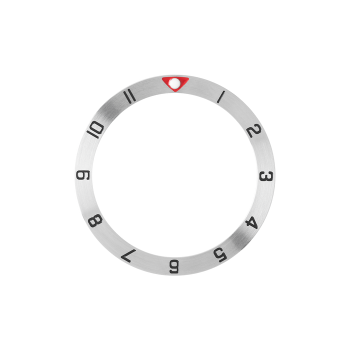 SKX013 Steel Bezel Insert: Dual Time Mk2 Red Triangle