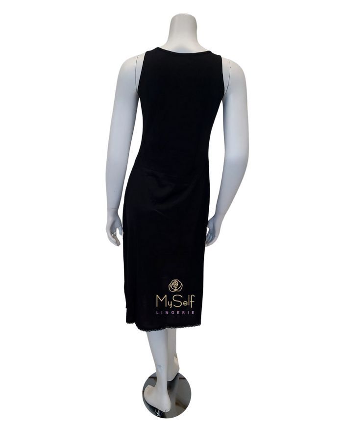 Slimit SLM2580 43" Cotton Top Nylon Bottom Full Slip myselflingerie.com