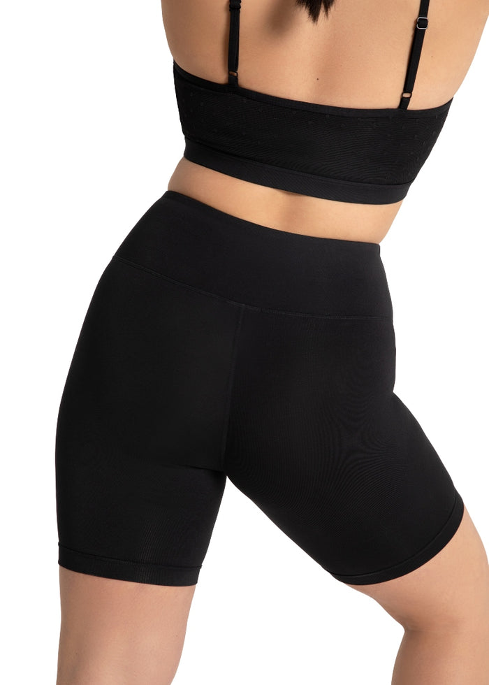 Capezio 12005W athletic bike shorts in black